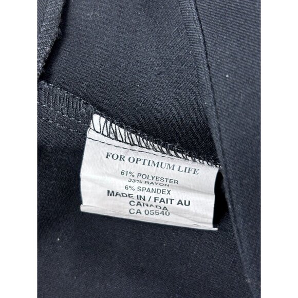 Sympli The Easy Black Flared Pants Size 10 - Picture 11 of 12